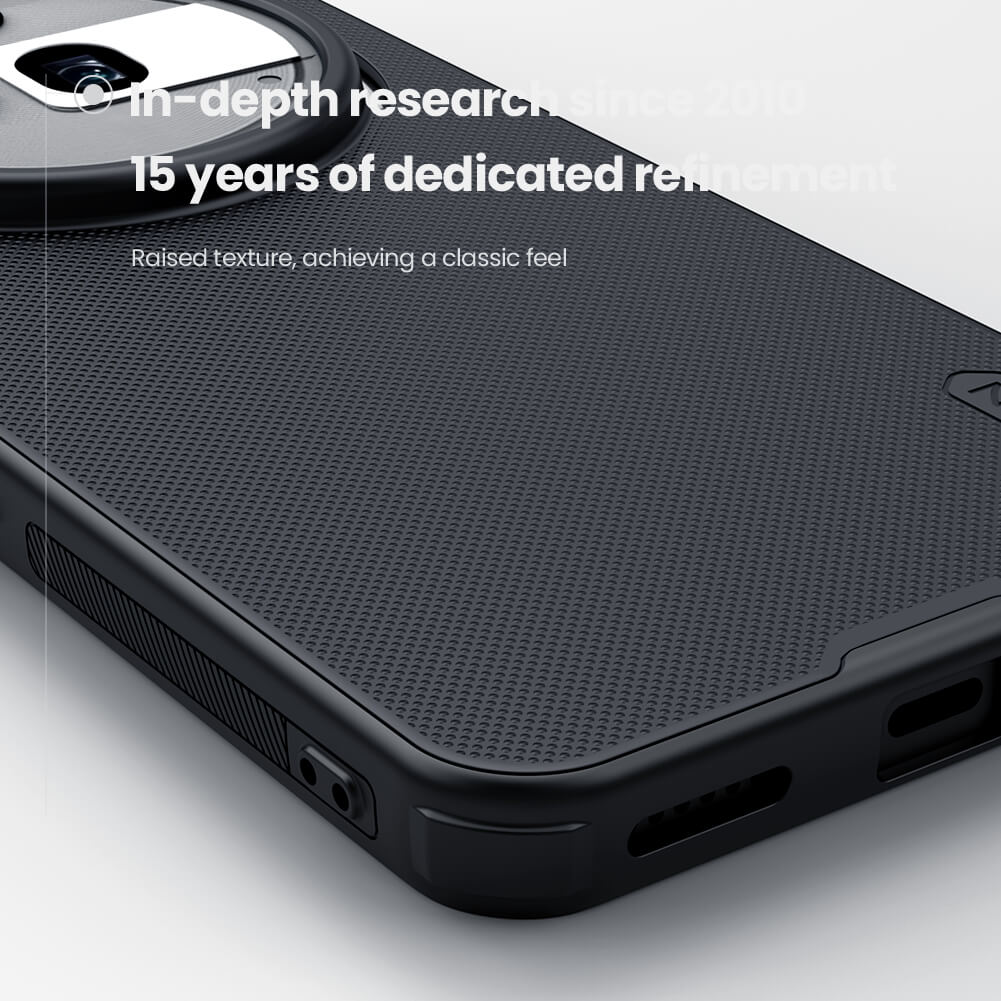 Nilkin® Slim Matte Series case Compatible for Nothing Phone 3A Pro (3a pro), Shockproof and Scratch-Resistant, Lightweight Case for (Black, Nothing Phone 3A-Pro)