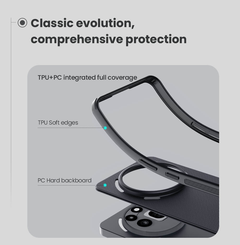 Nilkin® Slim Matte Series case Compatible for Nothing Phone 3A Pro (3a pro), Shockproof and Scratch-Resistant, Lightweight Case for (Black, Nothing Phone 3A-Pro)