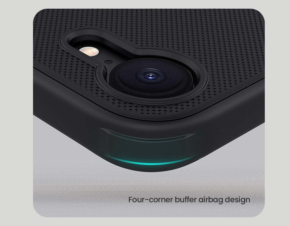 Nillkin® Slim Matte Series Case For iPhone 16E - (logo cut) Black