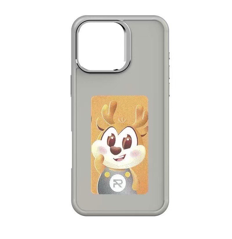 iPhone Series, Smart NFC Ink Screen Phone Case, Long-Lasting Imaging Display DIY Photo, Slim Shockproof Anti-Scratch Protective Cover