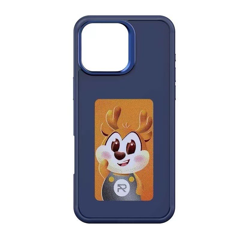 iPhone Series, Smart NFC Ink Screen Phone Case, Long-Lasting Imaging Display DIY Photo, Slim Shockproof Anti-Scratch Protective Cover