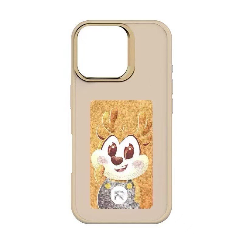 iPhone Series, Smart NFC Ink Screen Phone Case, Long-Lasting Imaging Display DIY Photo, Slim Shockproof Anti-Scratch Protective Cover
