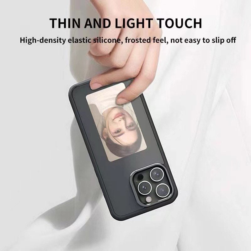 iPhone Series, Smart NFC Ink Screen Phone Case, Long-Lasting Imaging Display DIY Photo, Slim Shockproof Anti-Scratch Protective Cover