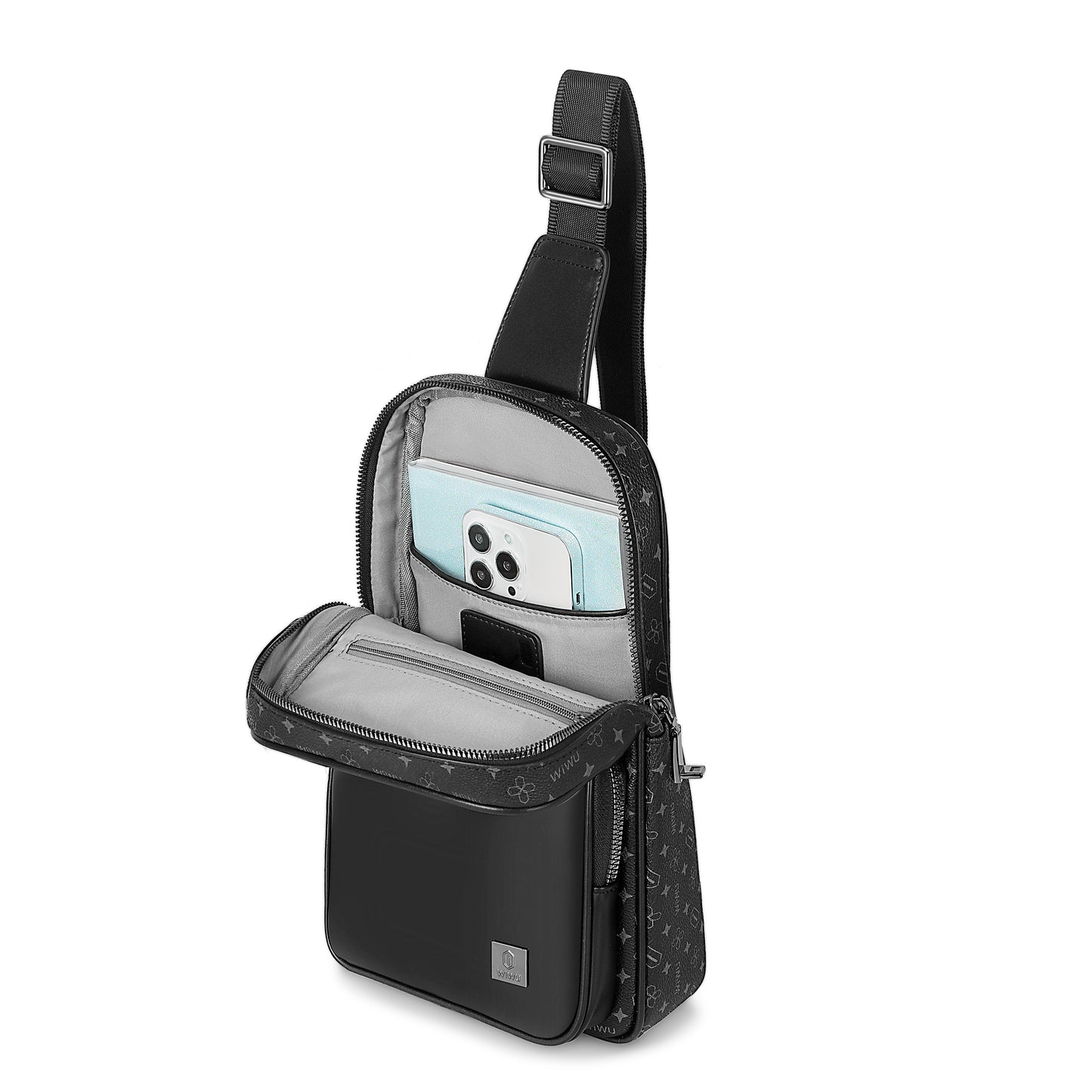 Anti-theft fingerprint lock crossbody bag luxurious bag
