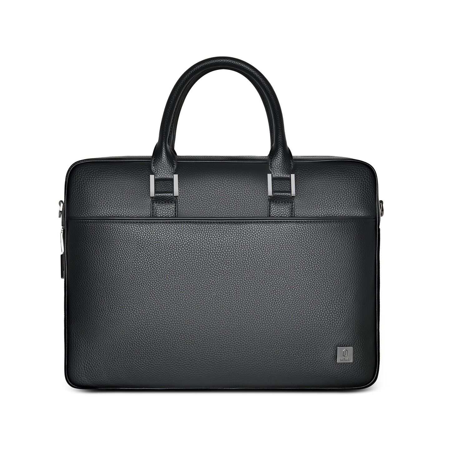 Anti Theft Master fingerprint Lock Briefcase PU Leather Laptop Carrying Bag
