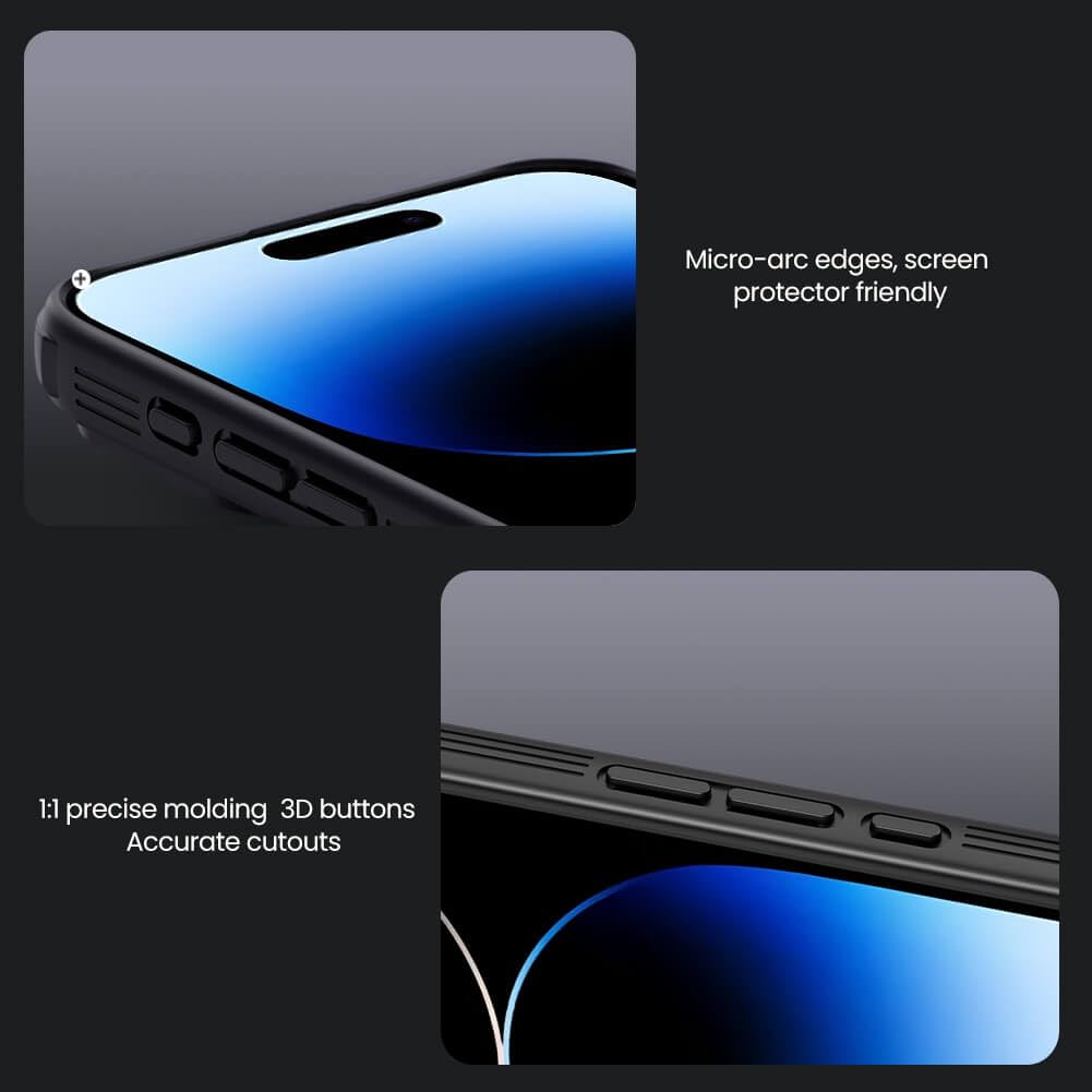 Nillkin Classic Series Camshield Case for iPhone 16 Pro