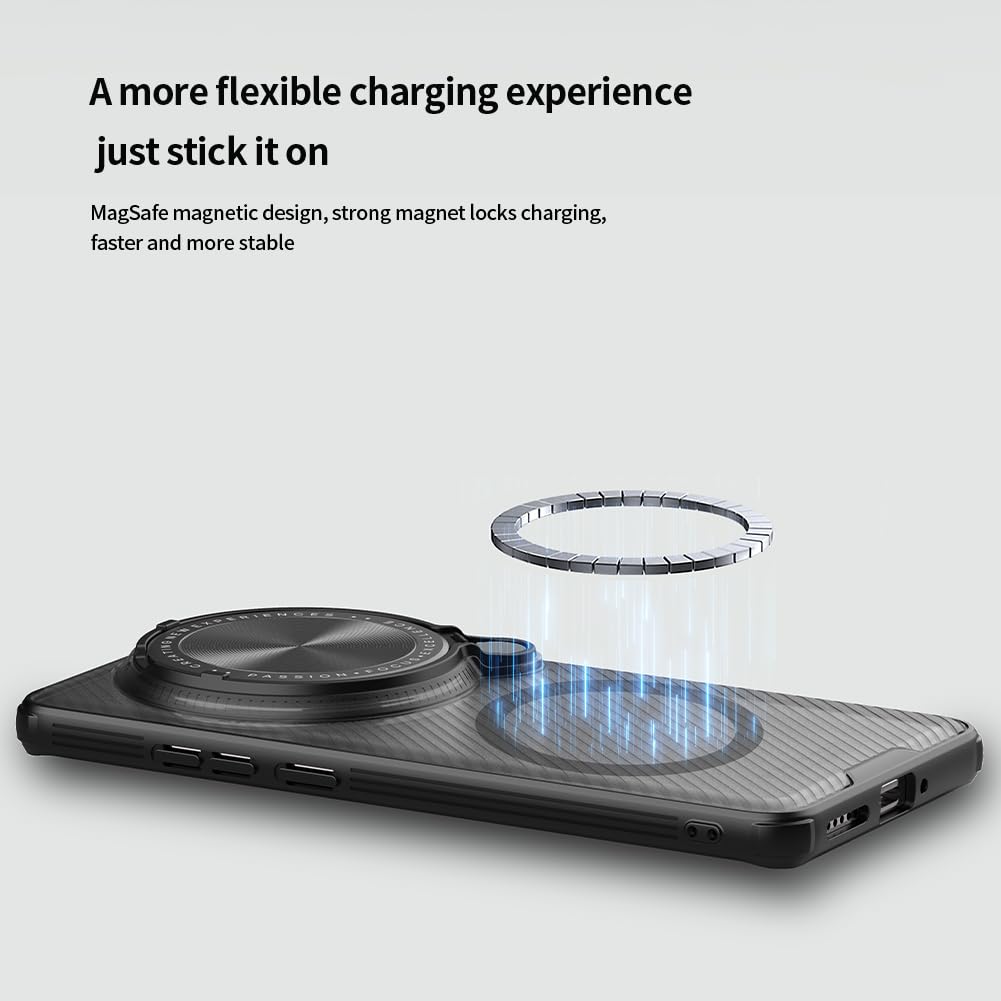 Nillkin Case for Vivo X200 Pro (6.78" Inch) CamShield Prop Magnetic Flip Style Lens Camera Protect Mobile Holder TPU + PC (vivo x200pro)