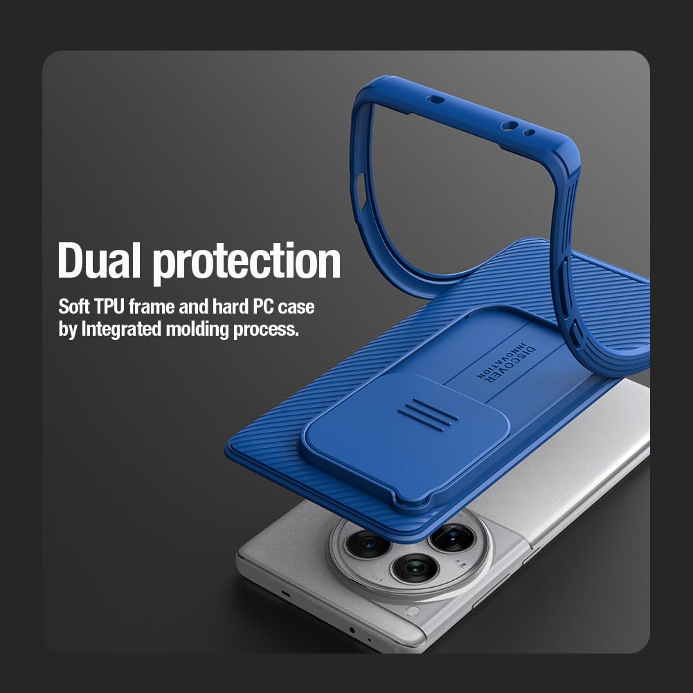 Nillkin® Classic Series Camshield Case for OnePlus 12 (1+12)