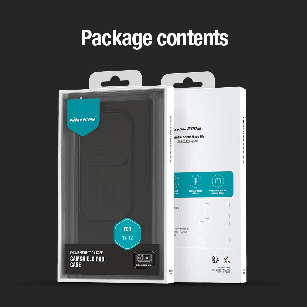 Nillkin® Classic Series Camshield Case for OnePlus 12 (1+12)