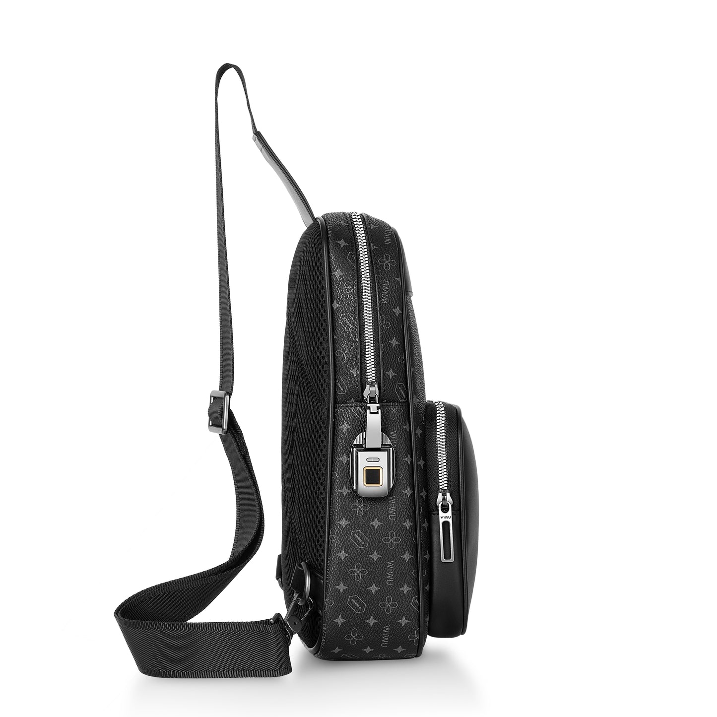 Anti-theft fingerprint lock crossbody bag luxurious bag