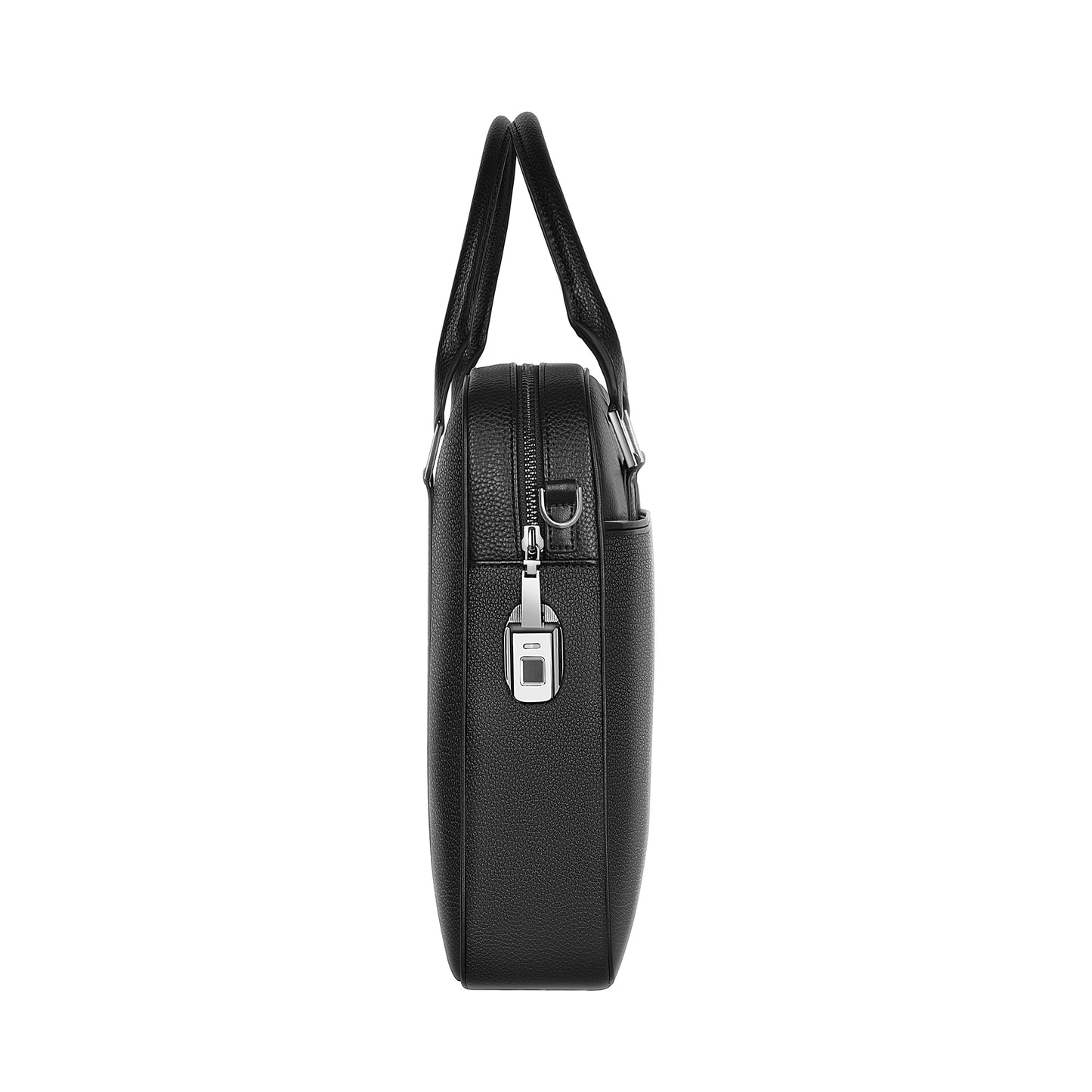 Anti Theft Master fingerprint Lock Briefcase PU Leather Laptop Carrying Bag