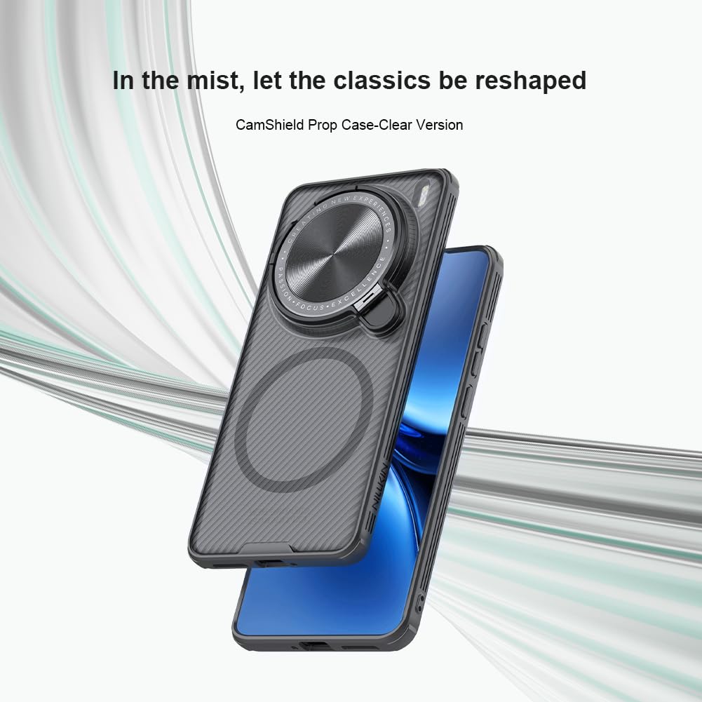 Nillkin Case for Vivo X200 Pro (6.78" Inch) CamShield Prop Magnetic Flip Style Lens Camera Protect Mobile Holder TPU + PC (vivo x200pro)
