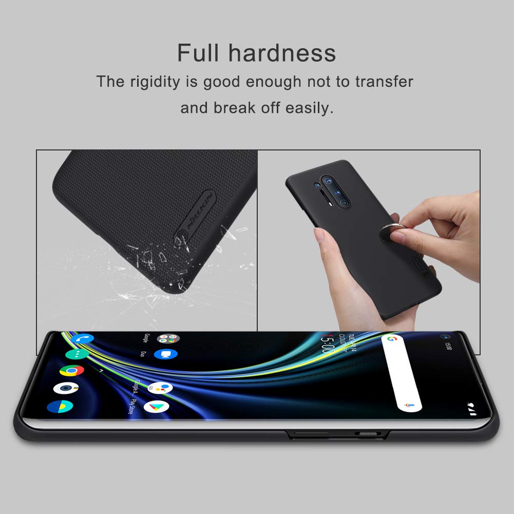 Nillkin Plastic Case For Oneplus 8 Pro One Plus 8 Pro (1+8) Pro (6.78" Inch) Super Frosted Hard Back Cover Pc Black Color