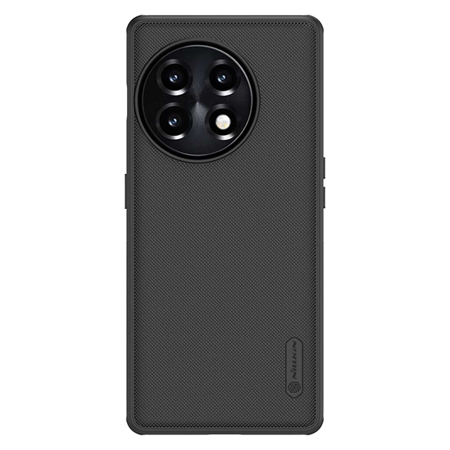 Nillkin Case for OnePlus 11R One Plus 11R (1+11) R (6.74" Inch) Super Frosted Shield Pro Hard Back Soft Border (PC + TPU) Shock Absorb Cover Raised Bezel Camera Protect PC Black Color