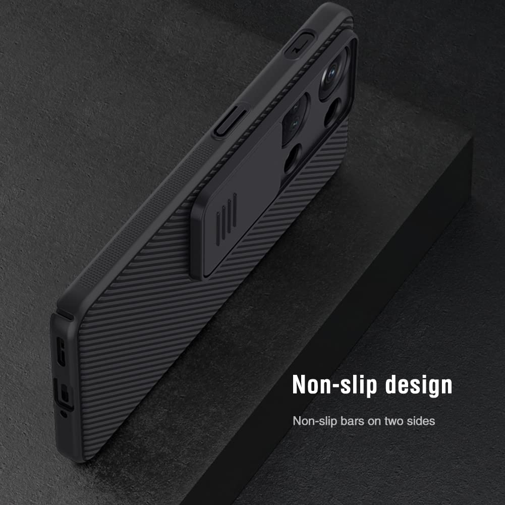 Nillkin Case for OnePlus Nord 3 5G (6.74" Inch) CamShield Slider Camera Close & Open Case Protect Black Color PC Finish