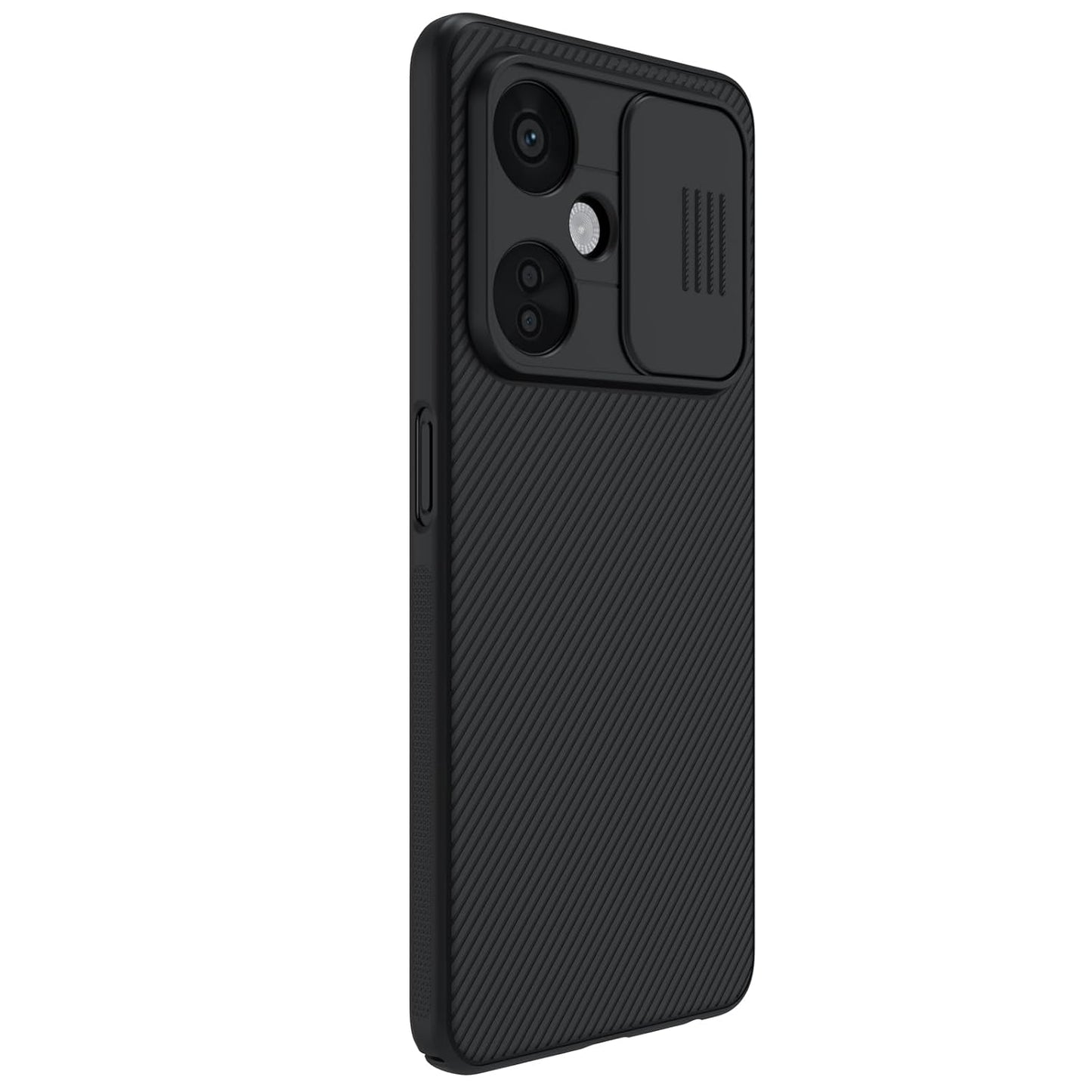 Nillkin Case for Oneplus Nord CE 3 Lite 5G (6.72" Inch) CamShield Slider Camera Close & Open Case Protect Black Color PC Finish