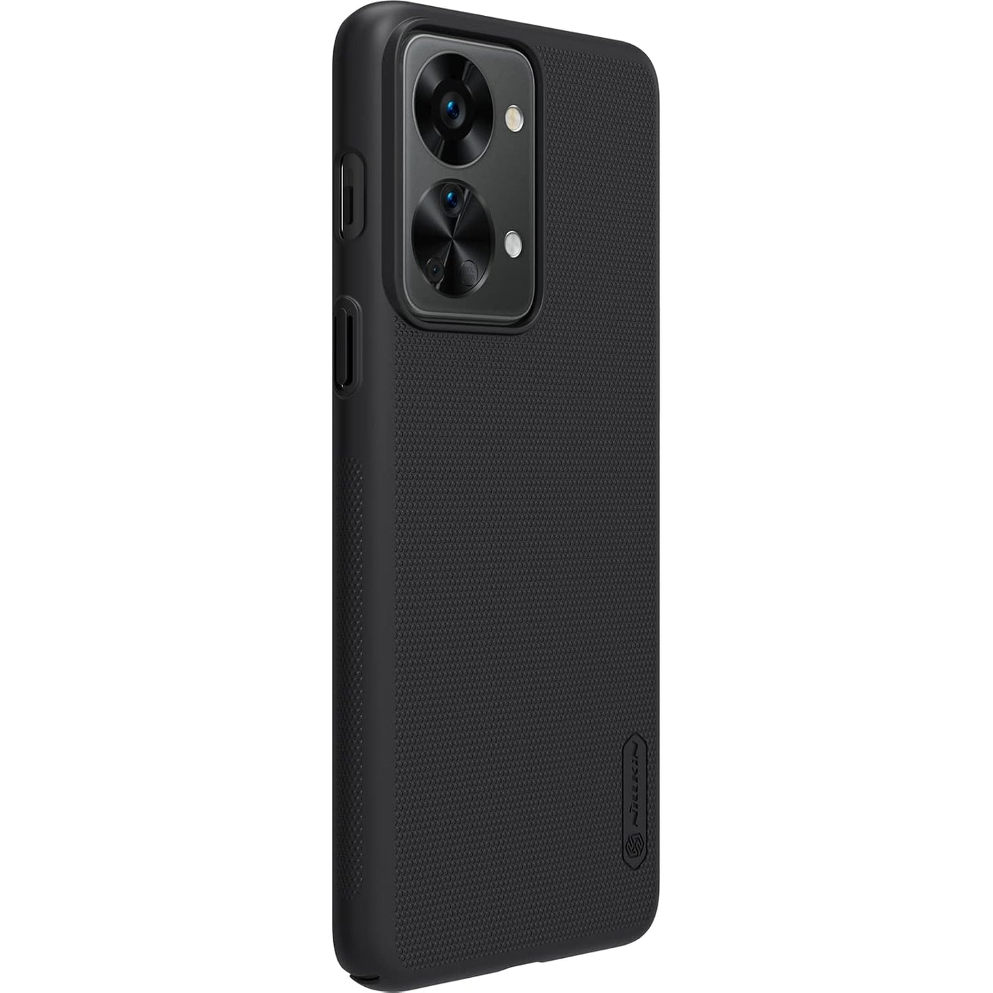 Nillkin Case for OnePlus Nord 2T 5G (6.43" Inch) Super Frosted Hard Back Dotted Grip Cover PC Black Color