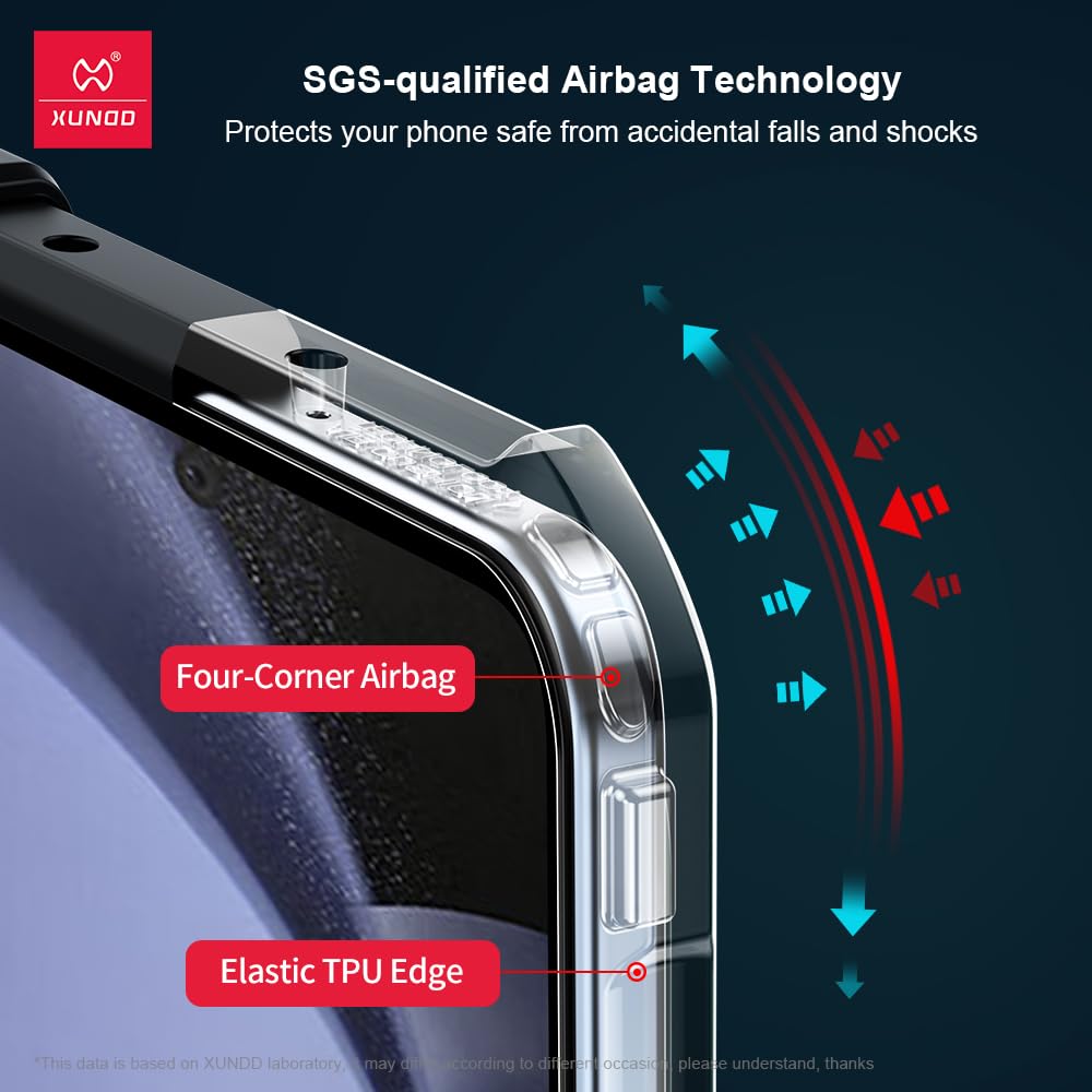 PRITO Compatible for Samsung Galaxy Z Fold 6 Case - Clear Beatle Slim Phone Case with Hard Pc Back, Soft TPU Edges, Hinge, Non-Yellowing, Shockproof Protective Cover for Z Fold 6