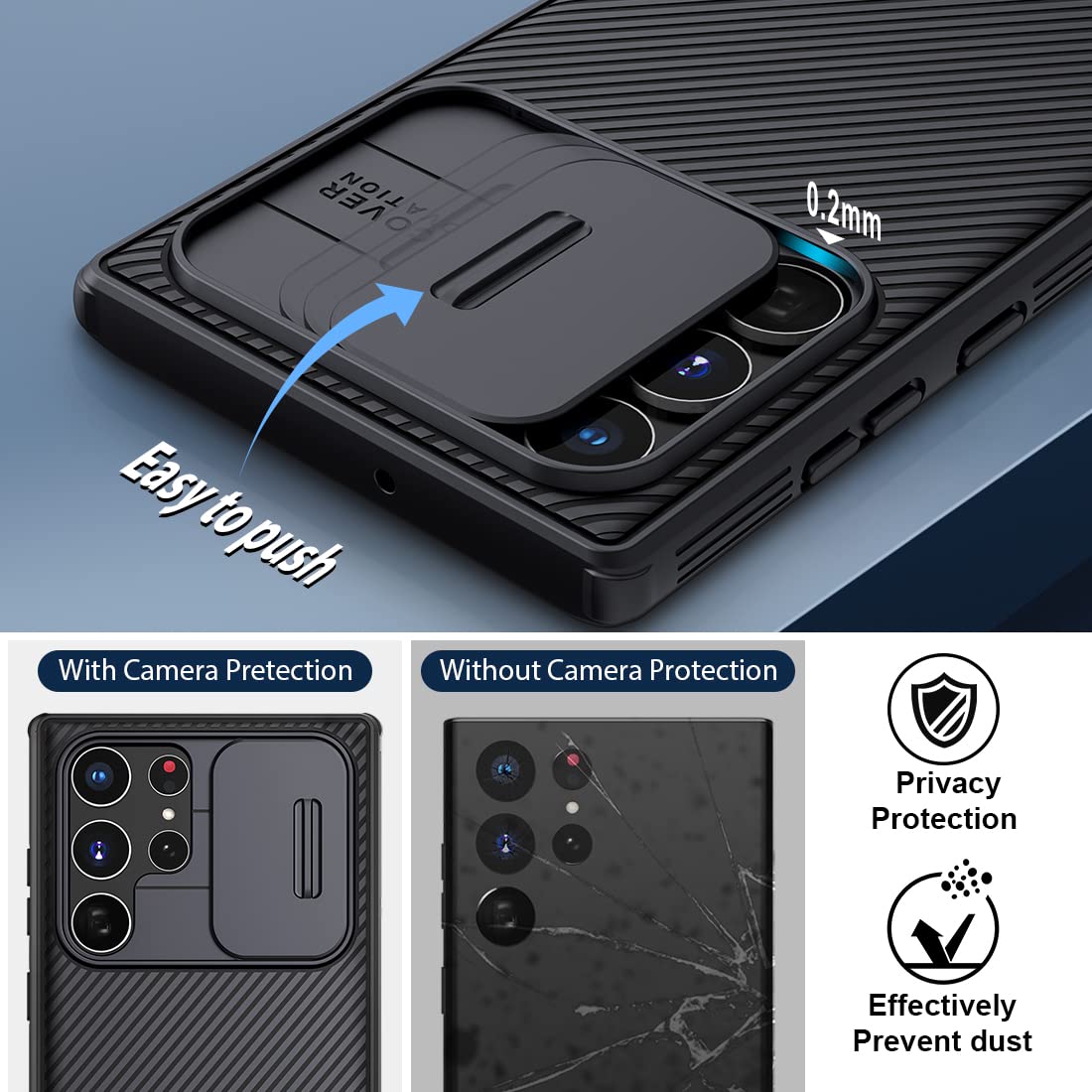Nillkin® Classic Series Case For Samsung S22 Ultra