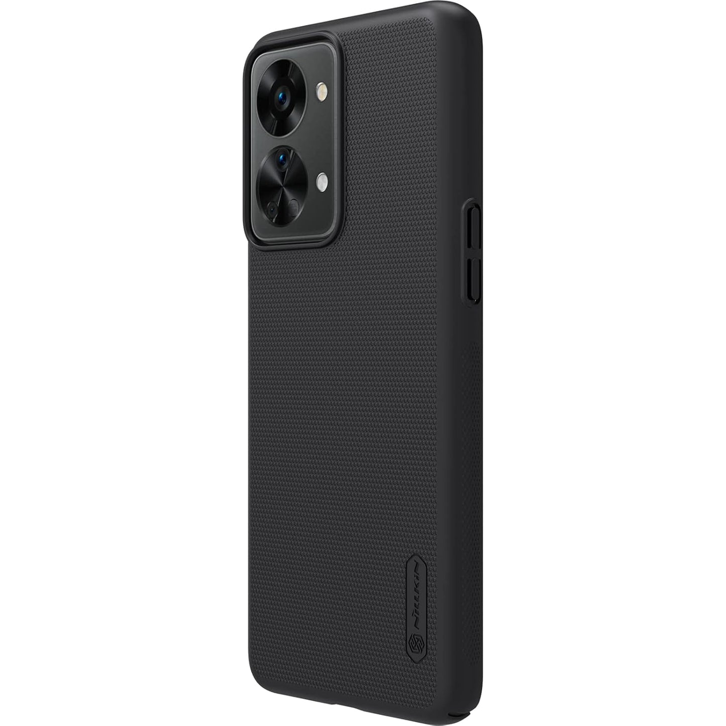 Nillkin Case for OnePlus Nord 2T 5G (6.43" Inch) Super Frosted Hard Back Dotted Grip Cover PC Black Color