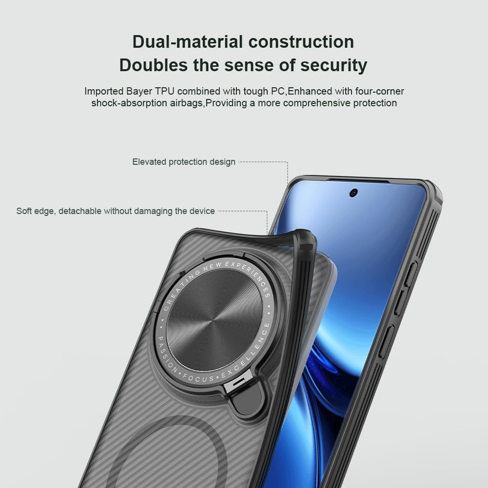 Nillkin Case for Vivo X200 Pro (6.78" Inch) CamShield Prop Magnetic Flip Style Lens Camera Protect Mobile Holder TPU + PC (vivo x200pro)