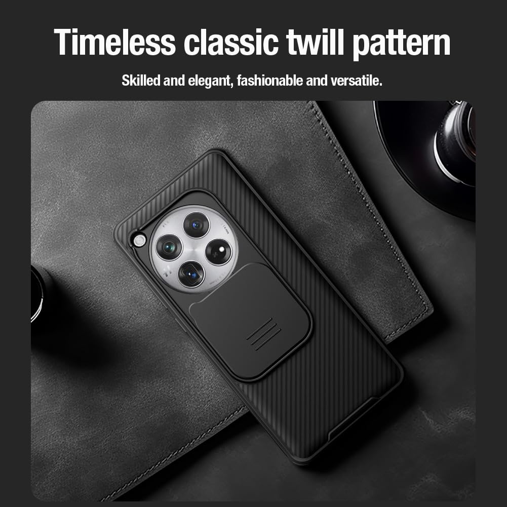 Nillkin® Classic Series Camshield Case for OnePlus 12 (1+12)