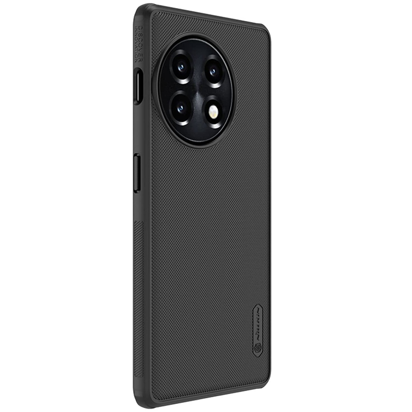 Nillkin Case for OnePlus 11R One Plus 11R (1+11) R (6.74" Inch) Super Frosted Shield Pro Hard Back Soft Border (PC + TPU) Shock Absorb Cover Raised Bezel Camera Protect PC Black Color