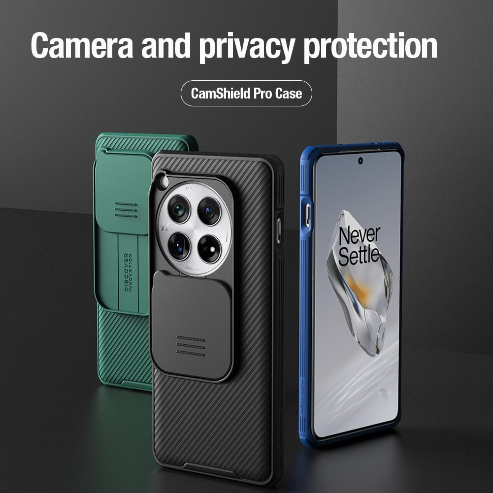 Nillkin® Classic Series Camshield Case for OnePlus 12 (1+12)