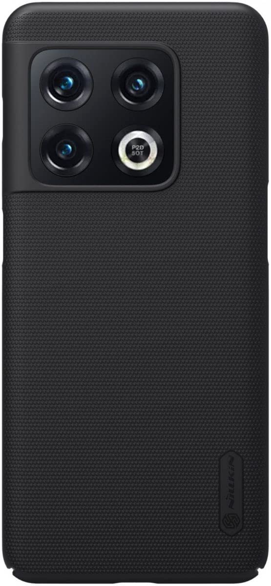 Nillkin Plastic Case for Oneplus 10 Pro One Plus 10 Pro (1+10) Pro (6.7" Inch) Super Frosted Hard Back Dotted Grip Cover Pc Black Color