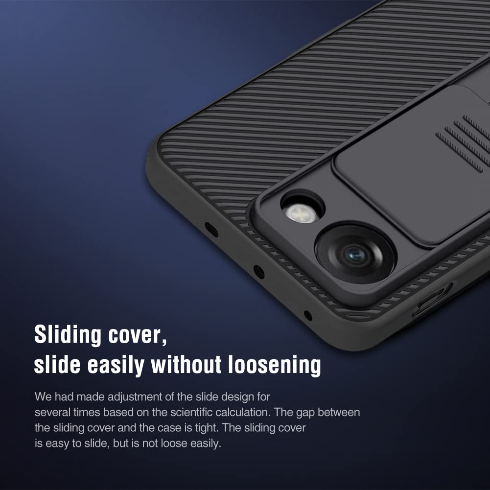 Nillkin Case for OnePlus Nord 3 5G (6.74" Inch) CamShield Slider Camera Close & Open Case Protect Black Color PC Finish