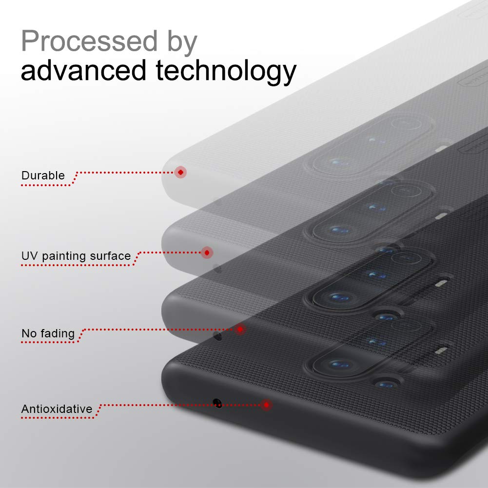 Nillkin Plastic Case For Oneplus 8 Pro One Plus 8 Pro (1+8) Pro (6.78" Inch) Super Frosted Hard Back Cover Pc Black Color