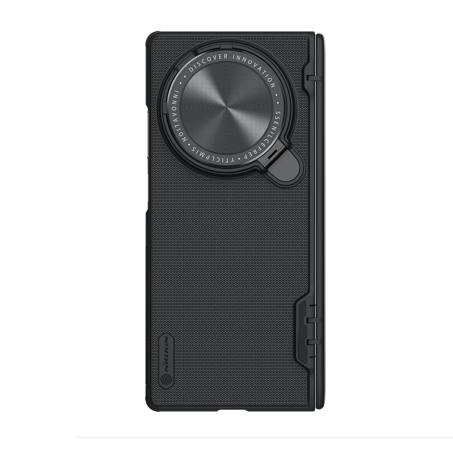 Nillkin Case for Vivo X Fold 3 Pro (8.03" Inch) Super Frosted Shield Prop Flip Style Lens Camera Protect Mobile Holder TPU + PC Wireless Charging Black Color