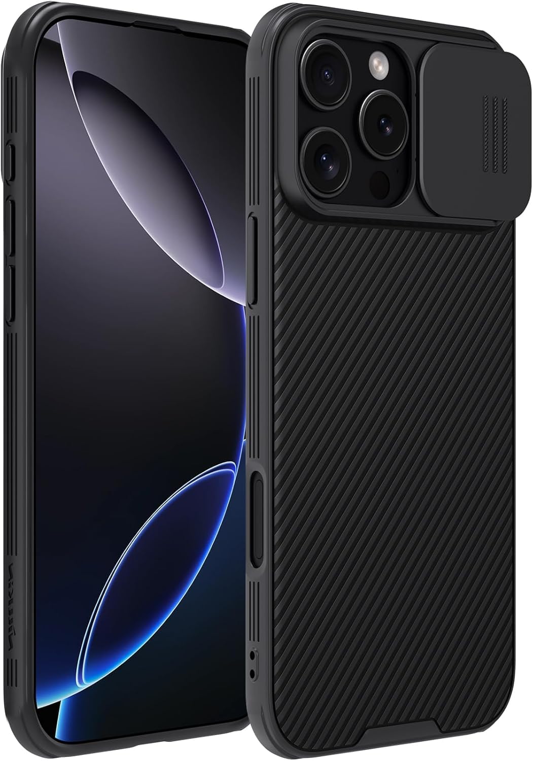 Nillkin Classic Series Camshield Case for iPhone 16 Pro Max