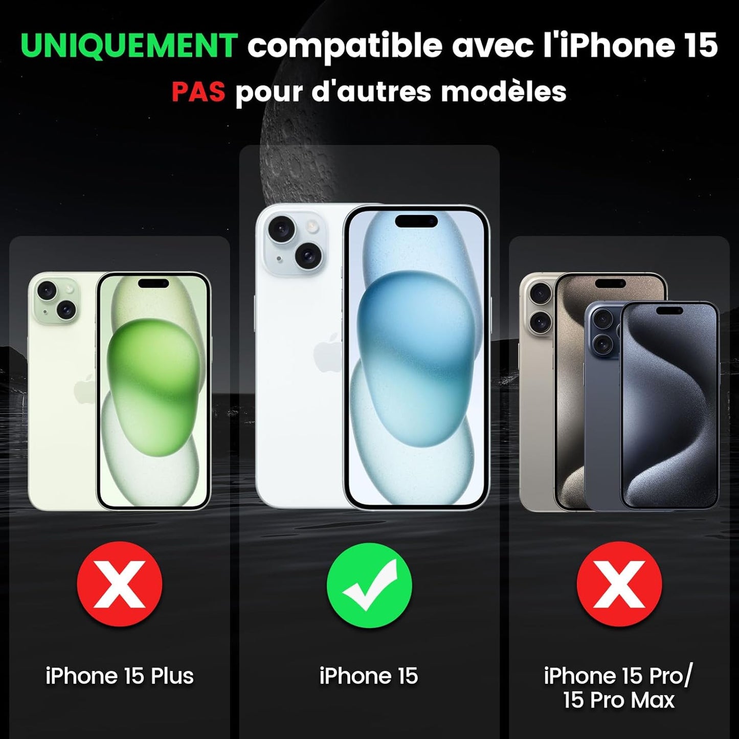 Nillkin® Classic Series Camshield Case for iPhone 15
