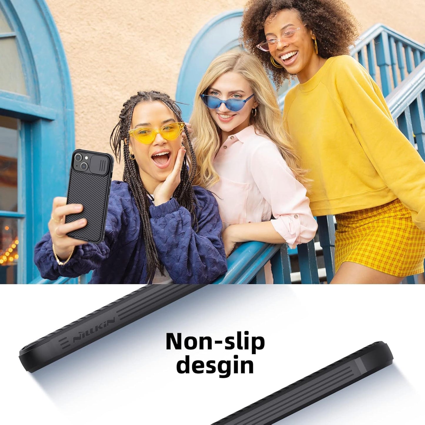 Nillkin® Classic Series Case for iPhone 14plus - Black
