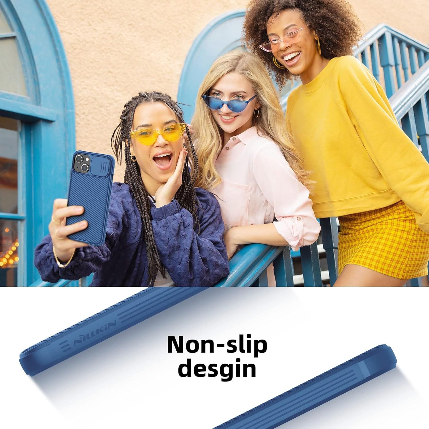 Nillkin® Classic Series Case for iPhone 14/13 - Blue