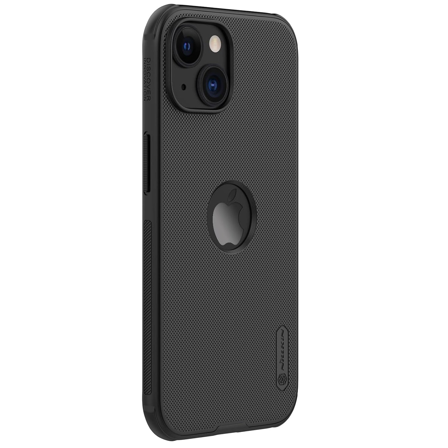 Nillkin Case for Apple iPhone 15 (6.1" Inch) Super Frosted Shield Pro Hard Back Soft Border (PC + TPU) Shock Absorb Cover Raised Bezel Camera Protect PC with Logo Cut Black Color