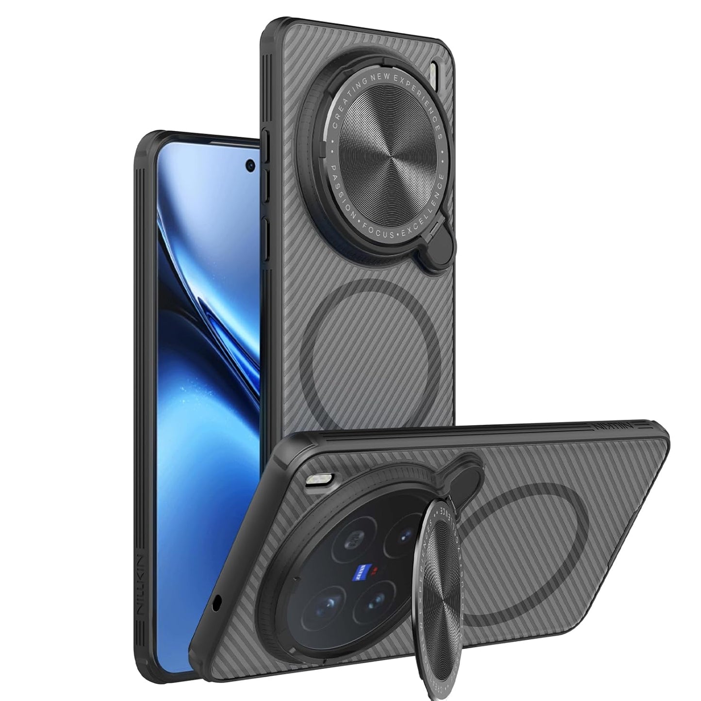 Nillkin Case for Vivo X200 Pro (6.78" Inch) CamShield Prop Magnetic Flip Style Lens Camera Protect Mobile Holder TPU + PC (vivo x200pro)