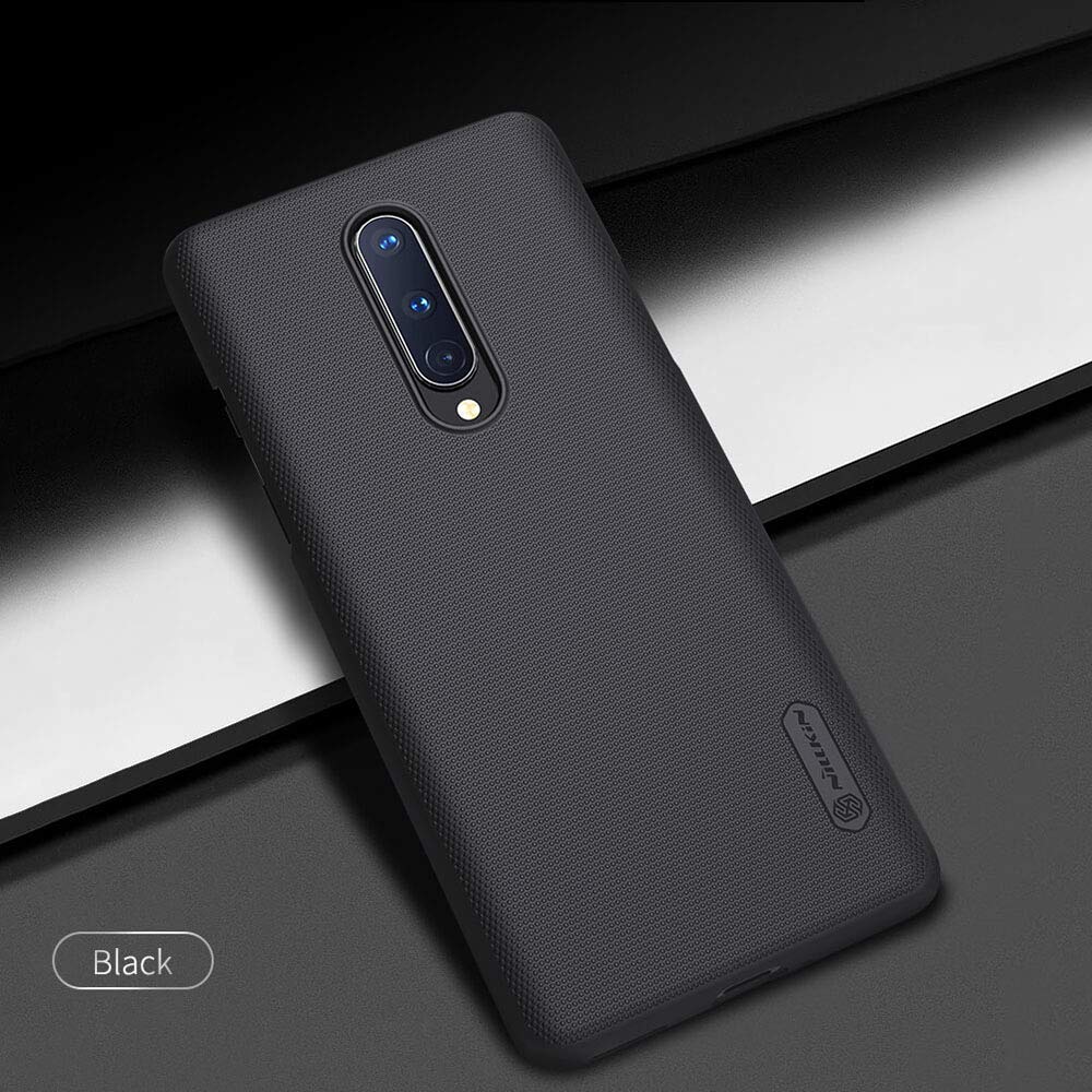 Nillkin Case for OnePlus 8 One Plus 8 (1+8) (6.55" Inch) Super Frosted Hard Back Cover PC Black Color