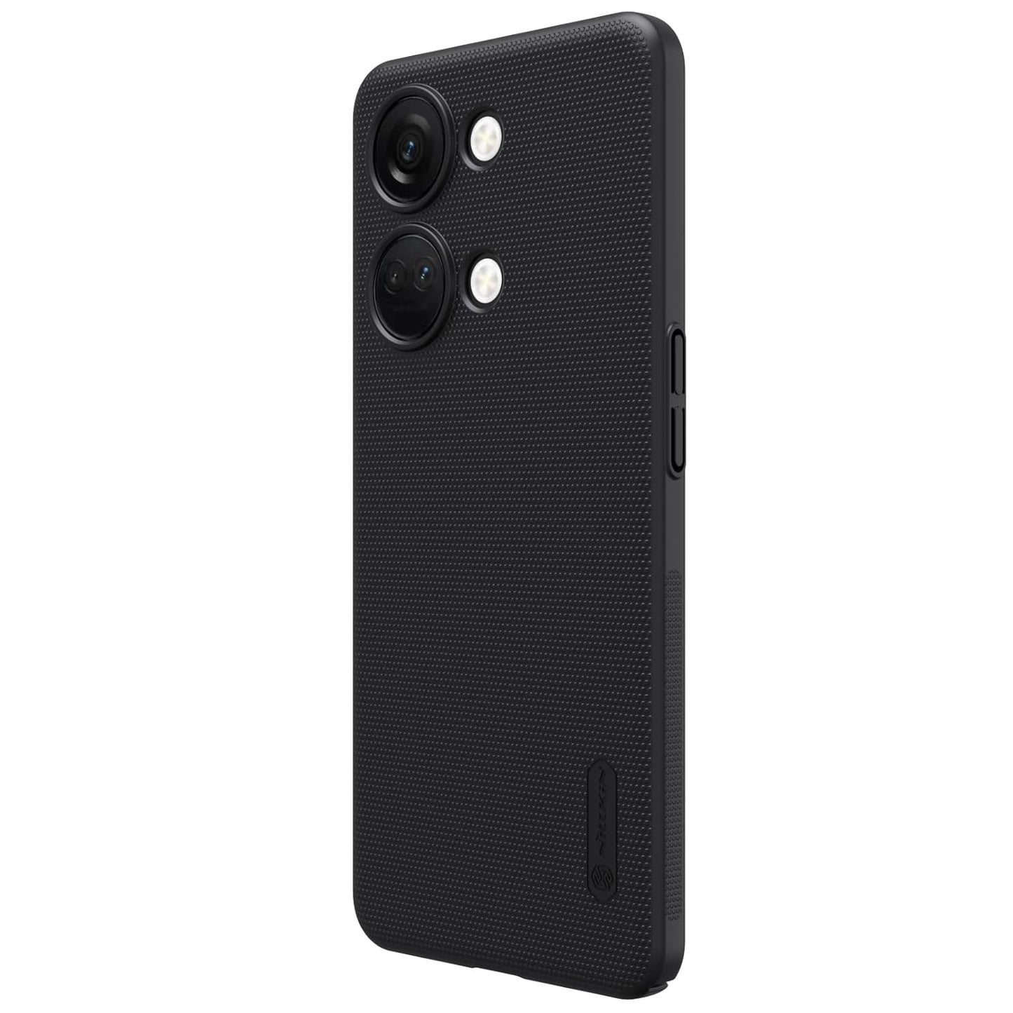 Nillkin Case for OnePlus Nord 3 5G (6.74" Inch) Super Frosted Hard Back Dotted Grip Cover PC Black Color