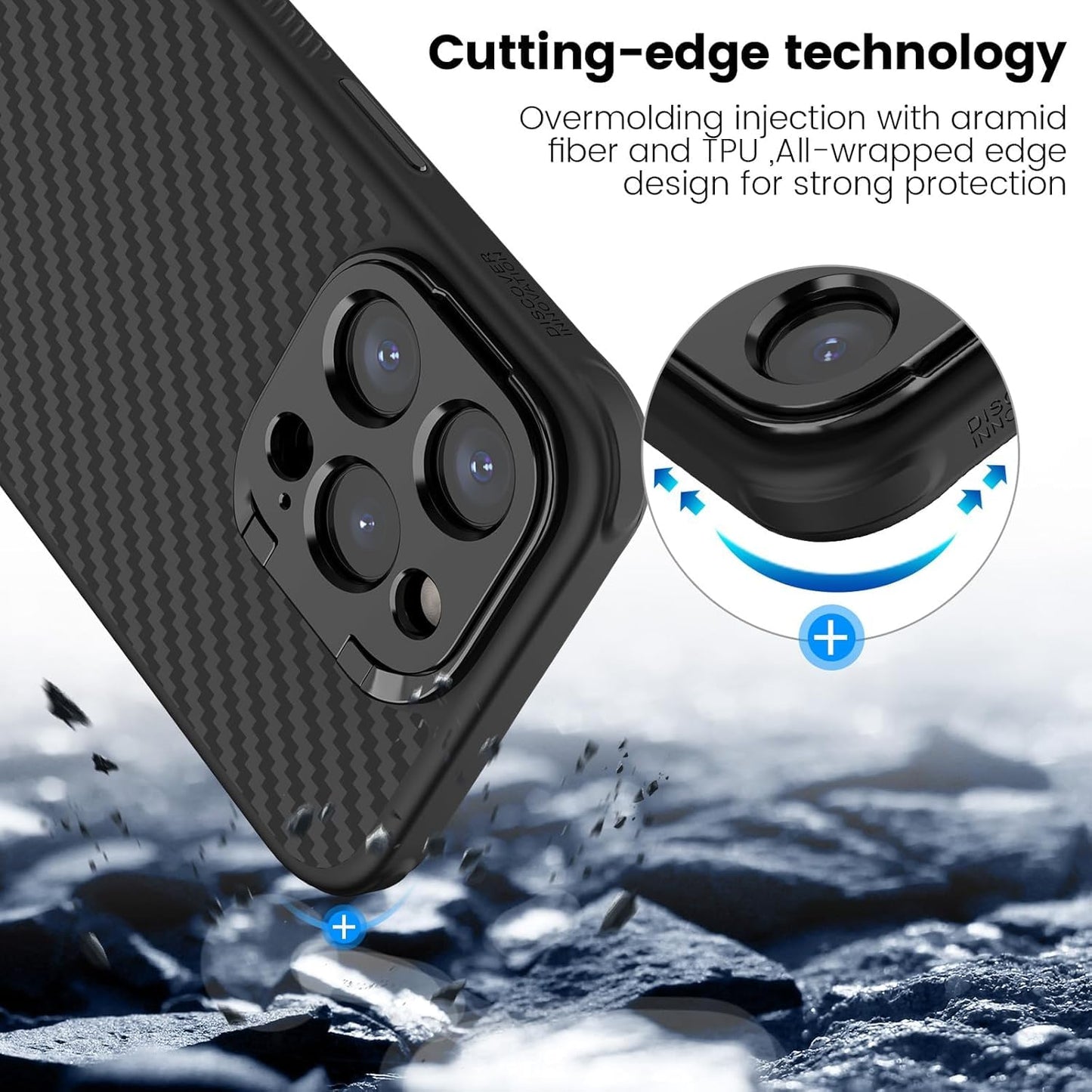 Nillkin® Kevlar Carbon Fiber Case For iPhone 16 Series