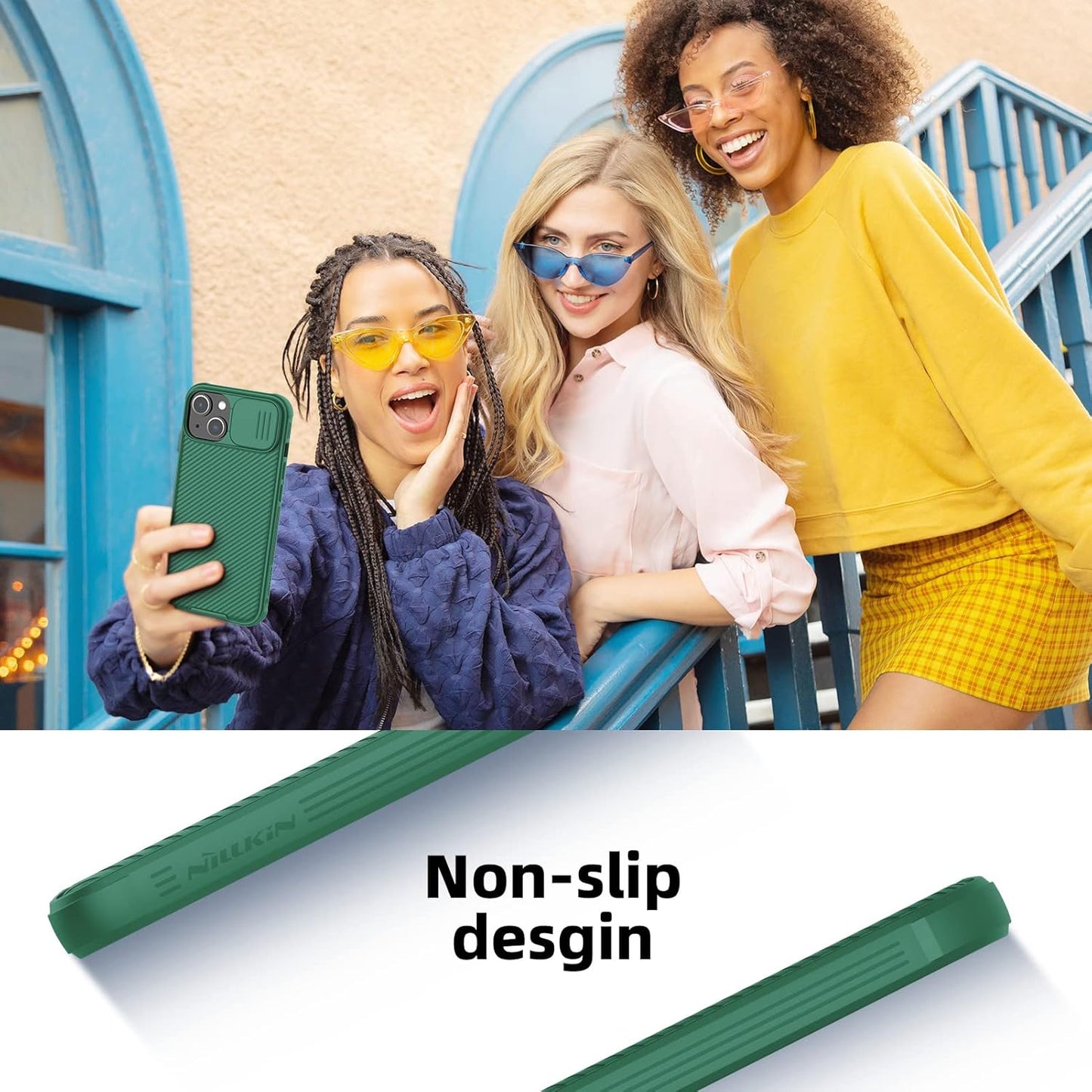 Nillkin® Classic Series Case for iPhone 14/13 - Green