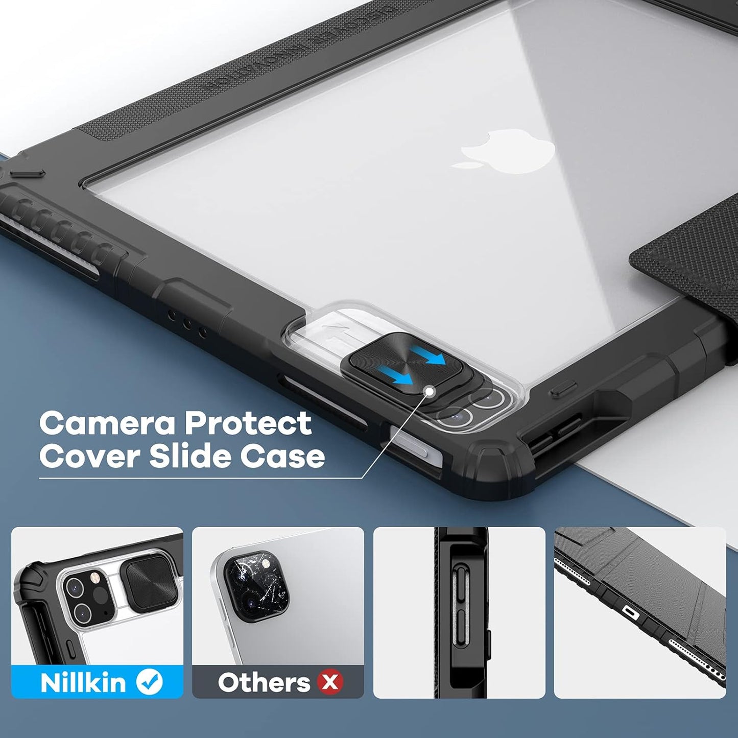 Nillkin® Bumper Case for Apple iPad 12.9" 2022/2021 /2020 - Black