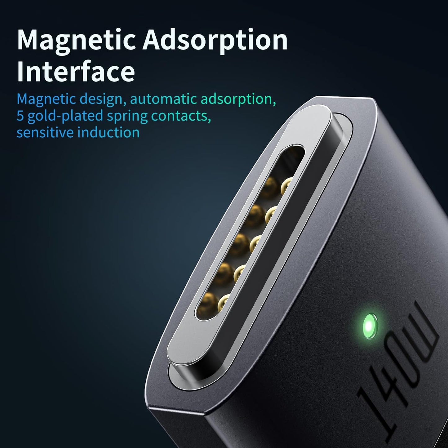 Mcdodo 140W USB-C to Magnetic 3 Cable For MacBook