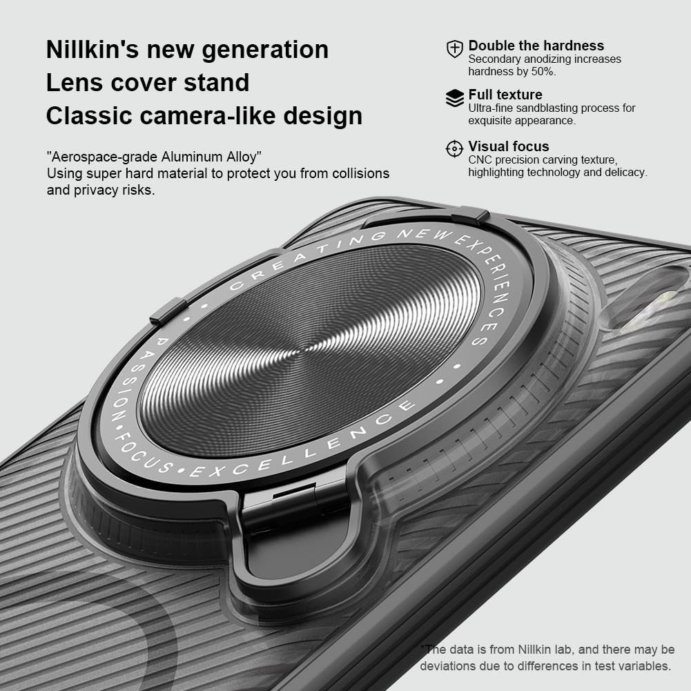 Nillkin Case for Vivo X200 Pro (6.78" Inch) CamShield Prop Magnetic Flip Style Lens Camera Protect Mobile Holder TPU + PC (vivo x200pro)