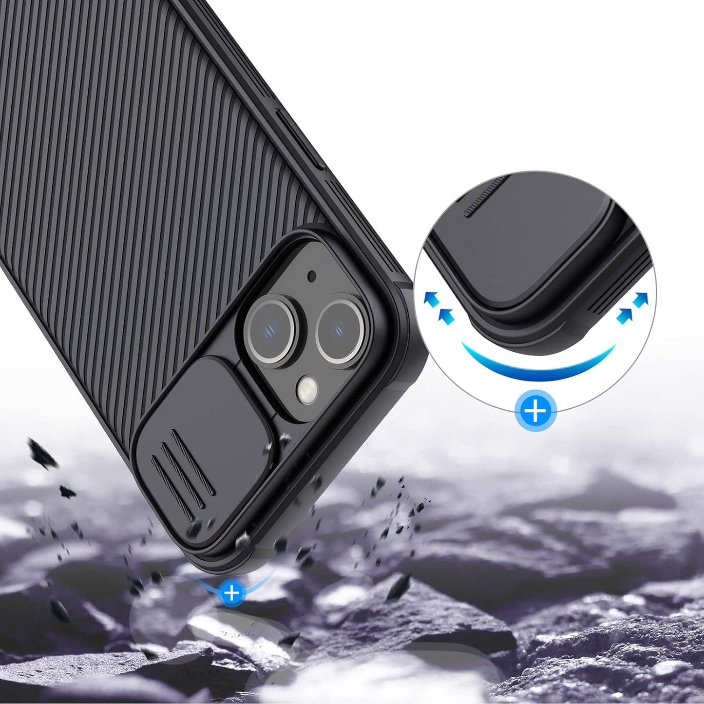 Nillkin® Classic Series Case for iPhone 14plus - Black