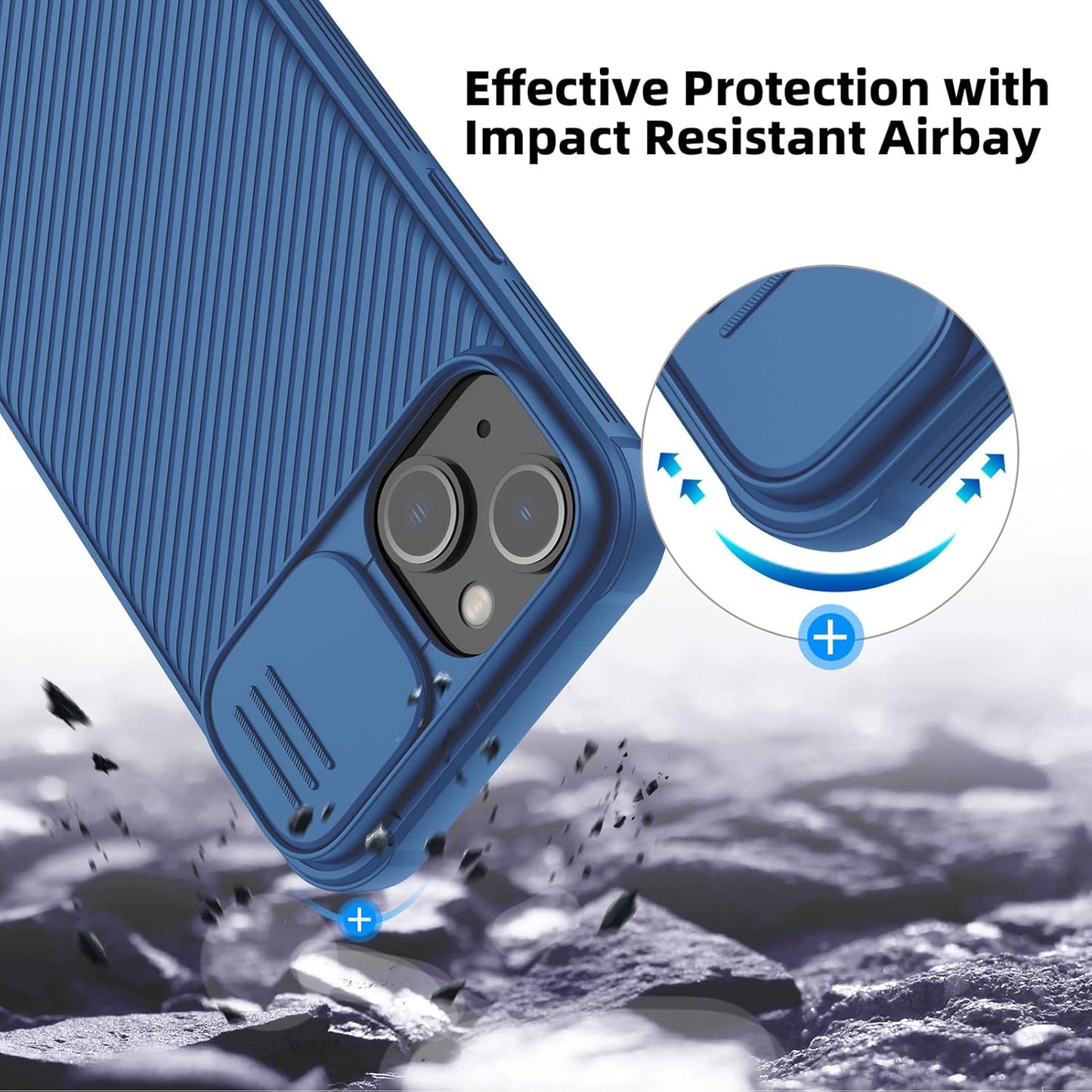 Nillkin® Classic Series Case for iPhone 14/13 - Blue