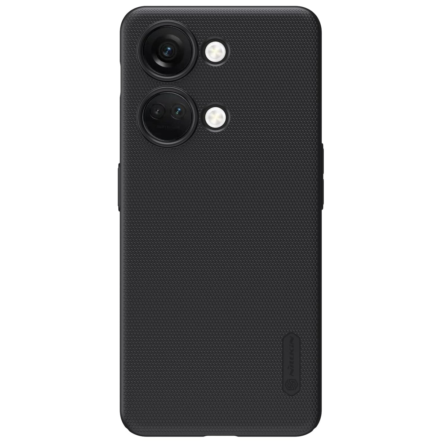 Nillkin Case for OnePlus Nord 3 5G (6.74" Inch) Super Frosted Hard Back Dotted Grip Cover PC Black Color