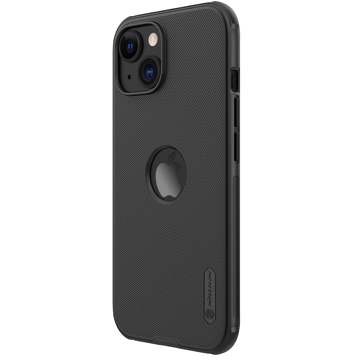 Nillkin Case for Apple iPhone 15 (6.1" Inch) Super Frosted Shield Pro Hard Back Soft Border (PC + TPU) Shock Absorb Cover Raised Bezel Camera Protect PC with Logo Cut Black Color