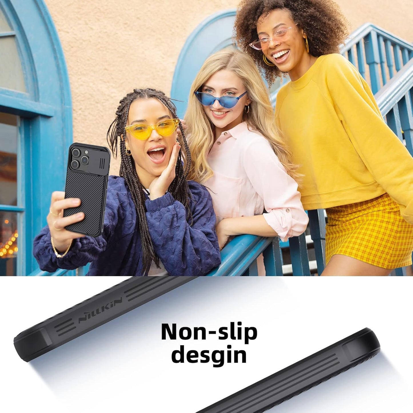 Nillkin® Classic Series Case for iPhone 14pro - Black